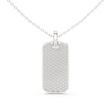 Round Pendant Lab Grown Diamond Necklace