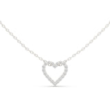 Round Pendant Lab Grown Diamond Necklace