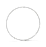Round Tennis Lab Grown Diamond Necklace