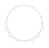 Round Station Lab Grown Diamond Necklace