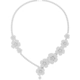 Round Cluster Lab Grown Diamond Necklace