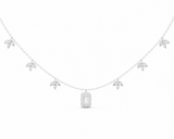 Emerald Station Lab Grown Diamond Necklace
