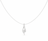 Round Pendant Lab Grown Diamond Necklace
