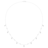 Round Station Lab Grown Diamond Necklace