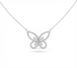Round Pendant Lab Grown Diamond Necklace