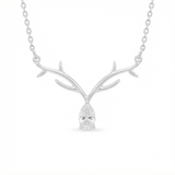 Round Pendant Lab Grown Diamond Necklace