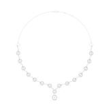 Round Station Lab Grown Diamond Necklace