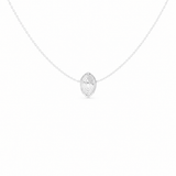 Round Pendant Lab Grown Diamond Necklace