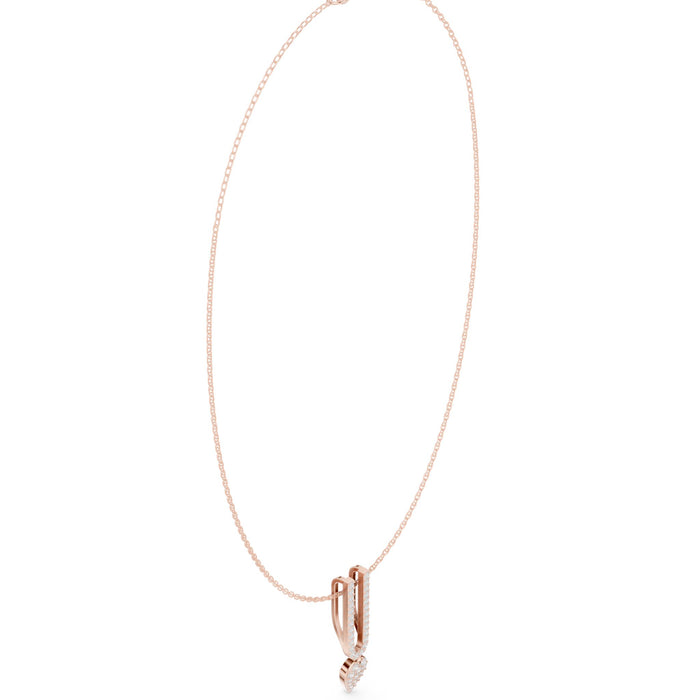 The Hare Krishna Tilak Diamond Pendant rose gold video