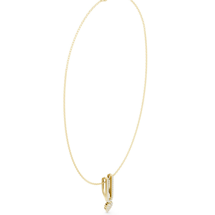 The Hare Krishna Tilak Diamond Pendant yellow gold video