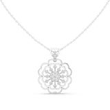 Floral Bloom Diamond Pendant