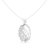 Cascading Diamond Cluster Pendant