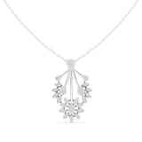 Starburst Tassel Diamond Pendant