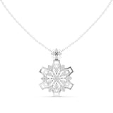 Snowflake Diamond Pendant