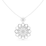 Daisy Bloom Diamond Pendant