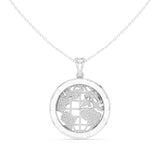 World Globe Diamond Pendant