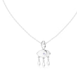 Evil Eye Diamond Drop Pendant