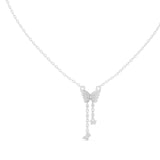 Round Lariat Lab Grown Diamond Necklace