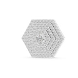 Hexagon Diamond Pavé Necklace Slider