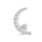 Crescent Moon Diamond Pavé Pendant