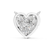 Diamond Cluster Heart Pendant