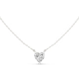 Heart Cut Diamond Solitaire Pendant
