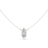 Marquise Diamond Solitaire Pendant