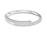 Round Half-Eternity Lab Grown Diamond Wedding Band