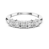 Princess Half-Eternity Lab Grown Diamond Wedding Band