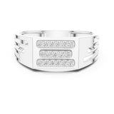 Round Channel Lab Grown Diamond Wedding Band