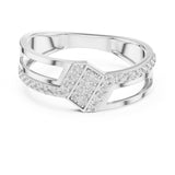 Round Channel Lab Grown Diamond Wedding Band