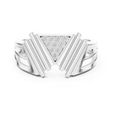 Round Cluster Lab Grown Diamond Wedding Band