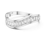 Emerald Channel Lab Grown Diamond Wedding Band