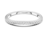 Round Pave Lab Grown Diamond Wedding Band