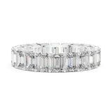 Emerald Eternity Lab Grown Diamond Wedding Band