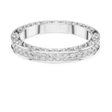 Round Pave Lab Grown Diamond Wedding Band
