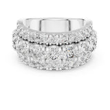 Round Pave Lab Grown Diamond Wedding Band
