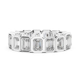 Emerald Eternity Lab Grown Diamond Wedding Band
