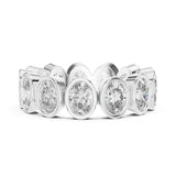 Oval Eternity Lab Grown Diamond Wedding Band
