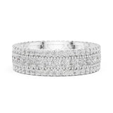 Mixed Eternity Lab Grown Diamond Wedding Band