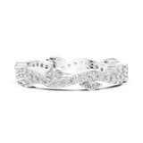 Mixed Twisted Lab Grown Diamond Wedding Band