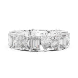 Mixed Eternity Lab Grown Diamond Wedding Band