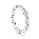 Mixed Eternity Lab Grown Diamond Wedding Band