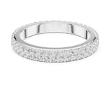 Round Pave Lab Grown Diamond Wedding Band