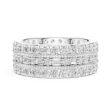Mixed Eternity Lab Grown Diamond Wedding Band