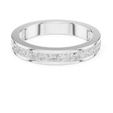 Princess Channel Lab Grown Diamond Wedding Band