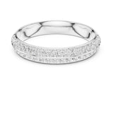Round Pave Lab Grown Diamond Wedding Band