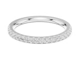 Round Half-Eternity Lab Grown Diamond Wedding Band