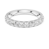 Round Half-Eternity Lab Grown Diamond Wedding Band