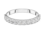 Round Half-Eternity Lab Grown Diamond Wedding Band